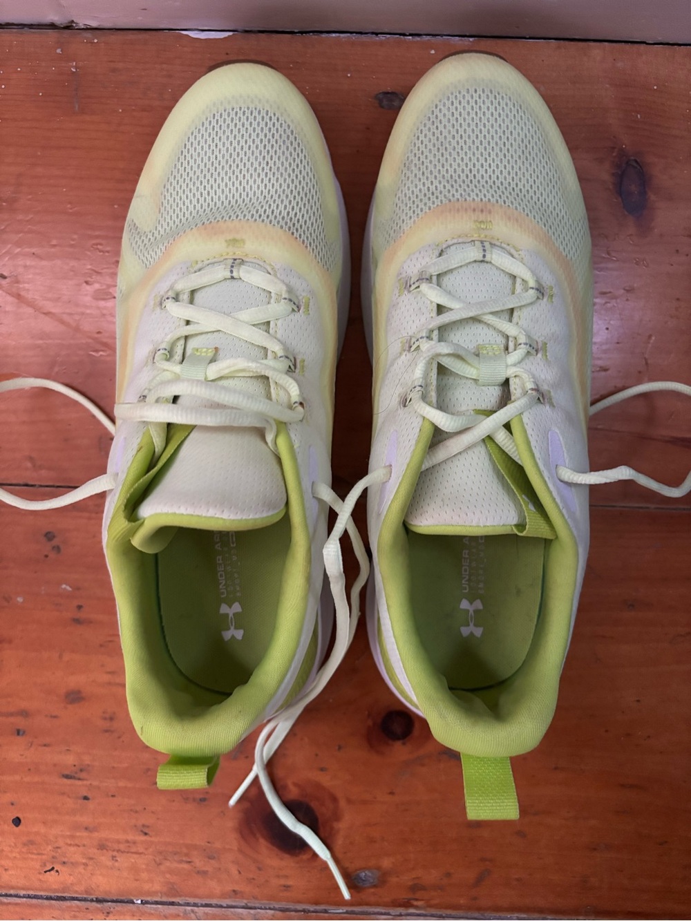 Under Armour Lime Green Athletic Shoes